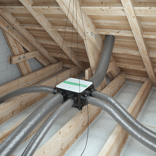 Modulvent installée dans les combles
